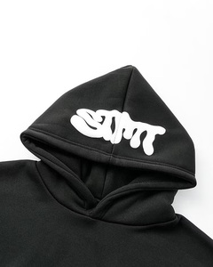 Sweat à capuche zippé marron pour homme, unisexe, en coton tricoté, décontracté, automne, logo imprimé sur le devant, coupe classique - Product Image 4
