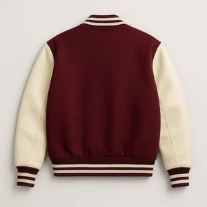 Varsity <b>Jacket</b> Wool & Leather Sleeves Custom Letterman Streetwear Fashion Varsity <b>Jackets</b> with Embroidered Technic - Product Image 2