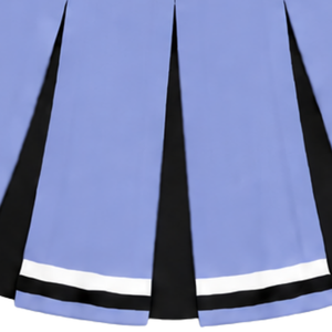 Jupe plissée bleue personnalisée pour femmes et filles, idéale pour la danse, les équipes sportives, les spectacles, l'entraînement et les compétitions, uniforme sportif. - Product Image 5