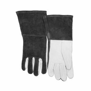 Guantes de Soldadura de Piel de Cabra y Piel de Vacuno de Alta Calidad, Protección para las Manos, Seguridad Industrial, Resistentes al Fuego, Guantes para Barbacoa - Product Image 6