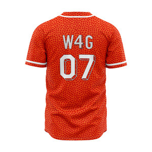 Maillot de baseball personnalisé par sublimation avec nom et numéro, uniforme de sport pour hommes et jeunes, maillot de baseball personnalisé style hip-hop - Product Image 2