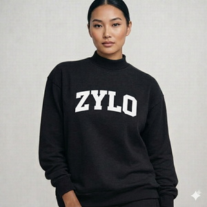 Cozy Mockneck Sweatshirt Oversized Fit Cotton Fleece Pullover Warm Winter Casual Streetwear Soft Style Top - Product Image 1