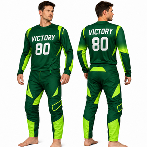 Custom Sublimated Motocross Jersey & Pants Set for Men OEM MX Dirt Bike Racing Gear Off <b>Road</b> Enduro Motorcycle Riding Apparel - Product Image 1