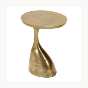 Elegant Marble Top Coffee Table With <b>Gold</b> Metal Base Customized Stylish New Arrival Modern Accent Table Furniture - Product Image 5