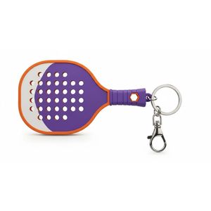 Porte-clés personnalisable en caoutchouc pour raquettes de tennis et de padel, avec logo sur mesure, matériau durable, taille personnalisée pour événements promotionnels - Product Image 5