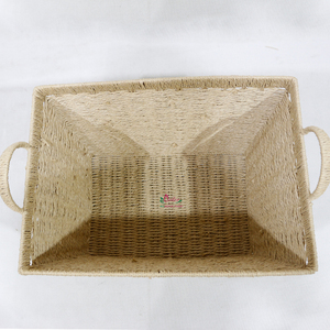 Handmade Eco-Friendly Paper <b>Rope</b> Storage <b>Baskets</b> with Multifunction Design for Home Laundry Storage - Product Image 4