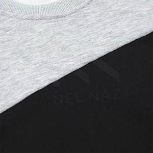 Sweat-shirts unis en coton et polyester, matériaux originaux, pull pour homme, vêtements de sport, broderie, col rond - Product Image 3