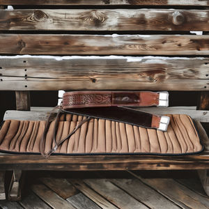 Meilleures ventes de sangles de sangle de dressage de cheval en cuir de créateur pour le soutien de la selle aux prix de gros de l'Inde - Product Image 3