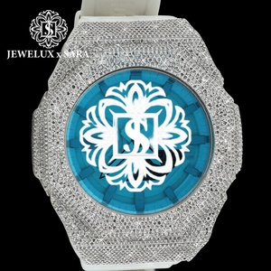 Montre de luxe en caoutchouc blanc Mossinate de qualité supérieure pour un usage décontracté, sportif et extérieur, disponible à un prix abordable - Product Image 4
