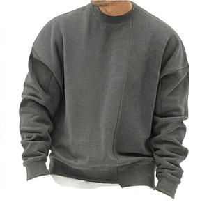 Custom High Quality Winter Long Sleeve <b>Pullover</b> <b>Mens</b> Sweatshirt Breathable Fleece Fabric Made In Pakistan Custom OEM Service - Product Image 2