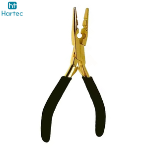 Best Seller Product Latest Hair Extension Pliers Hair Tools Stainless Steel Pliers With Black Handle Hair Styling Salon Tools - Product Image 2