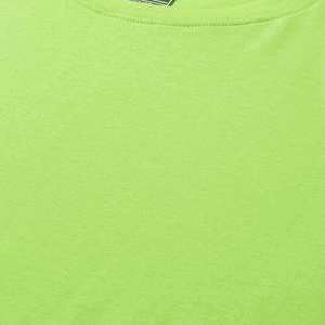 Camiseta Corta Extra Grande Ecológica Color Verde Lima para Mujer, Corte Regular, Informal, Suave, Transpirable, Básica, a la Moda, para Primavera - Product Image 6