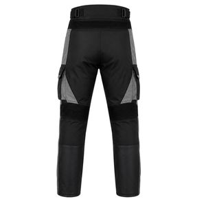 Pantalones de Motocicleta Negros y Grises para Hombre, Pantalones de Protección para Motociclistas, Pantalones Cómodos para Turismo, Pantalones para Carreras de Aventura - Product Image 2