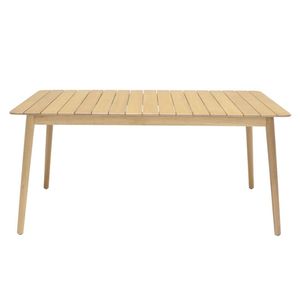<b>Solid</b> <b>Wood</b> Modern Eco-Friendly Durable Waterproof Outdoor Dining <b>Table</b> with <b>Table</b> <b>Top</b> - Product Image 2