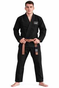 Uniforme de Artes Marciales Personalizado de Primera Calidad con Logotipo, Gi de Judo, Karate, BJJ, para Entrenamiento y Competencia, Fabricante de Trajes de Jiu-Jitsu Brasileño y Karate - Product Image 2