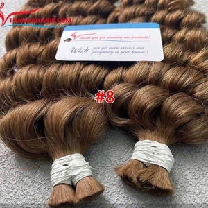 Precio de fábrica Color Steam Deepwave Extensiones de cabello a granel Cabello humano vietnamita sin enredos vaierty color disponible en stock - Product Image 4