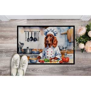 Irish Setter the Chef <b>Doormat</b> Non Slip <b>Washable</b> Low Pile Indoor and Outdoor Entryway Rug 24H X 36W Front Door Mat - Product Image 2