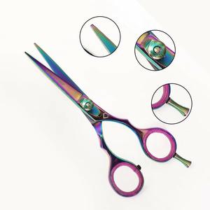 Ciseaux de coiffure professionnels MORJE, lame en acier inoxydable, manche long, pour droitiers, pour salon de coiffure - Product Image 1