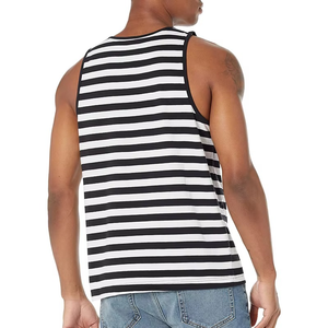 Custom logo Front Design <b>Men's</b> Spandex Cotton tank Top Quick Dry Breathable Anti-UV Eco-Friendly Casual Summer Top - Product Image 5