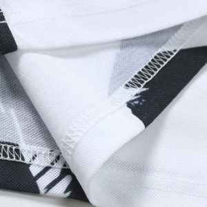 Camisas de Solapa con Estampado Bordado Personalizado, Camiseta Polo para Hombre 100% Algodón Poliéster Estampada - Product Image 6