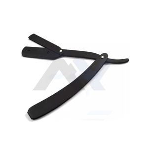 Professional Folding Straight Edge Barber Shavette <b>Razor</b> with Replaceable Blades Salon Grade Cut Throat Shaving Tool for <b>Men</b> - Product Image 1