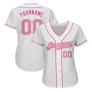 Maillot de baseball personnalisé pour équipe, 100 % coton, imprimé DTF, chemise boutonnée, logo OEM, uniforme sportif en gros, maillots de baseball - Product Image 3