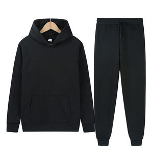 Pantalones Deportivos y Sudadera con Capucha para Hombre, de Alta Calidad, Ligeros, con Estampado Puff, 500 g/m², Felpa Francesa, 100% Algodón, Diseño Personalizado - Product Image 3