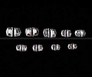 Paire de diamants de laboratoire cultivés sans conflit, taille Cadillac populaire, clarté VVS-VS, certifiés IGI, taille personnalisée pour bijoux - Product Image 1