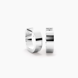 Pendientes de Aro de Oro Blanco de 14K con Doble Hilera de Diamantes Cultivados en Laboratorio para Mujer, Certificados por GIA, Chapados en Rodio, Joyería Fina, Regalo para Bodas y Fiestas - Product Image 5