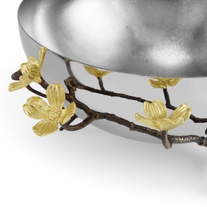 Bol à fruits en aluminium, centre de table moderne, luxe décoratif, or, écologique, durable, 2026 Saleem International - Product Image 5