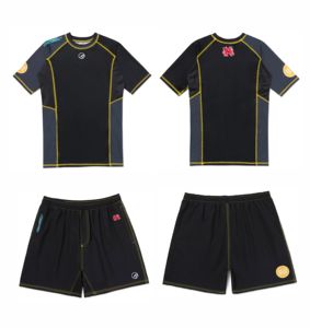เสื้อรัดกล้ามเนื้อ Top Rankin Rash Guard แบบสั่งทำพิเศษสำหรับการต่อสู้ คุณภาพสูง Shoyorol แขนยาว โลโก้ด้านหน้า แห้งเร็ว ระบายอากาศได้ดี 100% - Product Image 1