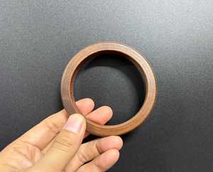 Elegante Brazalete de Madera Hecho a Mano para Mujer, Joyería de Moda, Artesanía Natural - Product Image 4