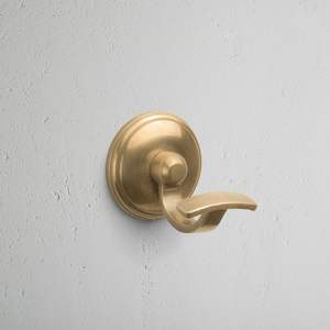 Perchero de Pared Decorativo, Sólido, Duradero y de Lujo, de Latón, Autoadhesivo, Multiusos, para Almacenamiento de Ropa en la Entrada, Decoración Moderna - Product Image 1