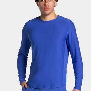 เสื้อยืดผู้ชาย ผ้าฝ้าย เสื้อยืดโอเวอร์ไซส์ แขนสั้น สีพื้น คุณภาพสูง - Product Image 6