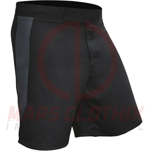 Pantalones Cortos de MMA Transpirables de Cintura Media con Diseño Sólido, Pantalones Cortos de Entrenamiento de MMA Cómodos en Oferta, Disponibles en Todas las Tallas - Product Image 3
