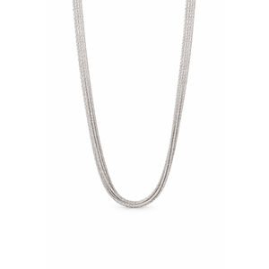 Collier chaîne serpent en argent sterling 925, finition polie minimaliste, design classique pour femme, à porter au quotidien, cadeau de fête, bijoux fins - Product Image 1