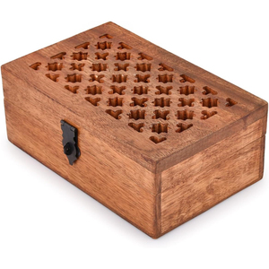 Wholesale Unfinished Pine Wooden <b>Box</b> With Clear Glass Lid Antique Latch Lock Custom Logo DIY Crafts Jewelry <b>Keepsake</b> Storage <b>Box</b> - Product Image 2