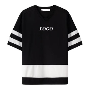 เสื้อยืดทรงบ็อกซี่ขนาดใหญ่พิเศษสำหรับผู้ชาย ไหล่ตก ผ้าฝ้ายพรีเมียม เสื้อผ้าสตรีทแวร์ OEM - Product Image 1
