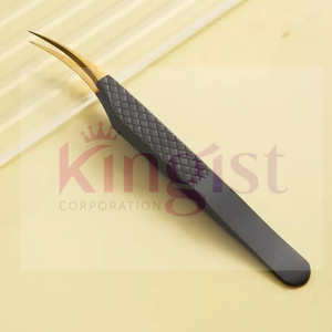 6pack Eyelash Tweezers Stainless Steel Straight Curved Lash Tweezers Set for Professional Eyelash Extension - Product Image 4