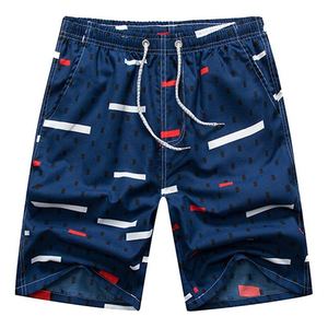 Custom <b>Men</b> Printed Shorts Quick Dry Drawstring Casual Swim <b>Trunks</b> Short Length Mid Waist With Pockets - Product Image 4