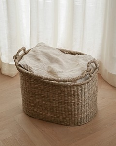 Oval Seagrass Basket Handmade Storage Basket Wholesale eco-friendly Made in Viet Nam - Product Image 4