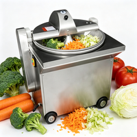 Industriële machine voor het snijden van kool, courgette, wortelen en aardappelen van roestvrij staal, elektrische groentesnijder