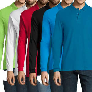 Camiseta Deportiva Estampada para Golfistas 2026, Polo al Por Mayor para Hombre, Transpirable, Personalizable, de Manga Larga y Color Sólido - Product Image 1