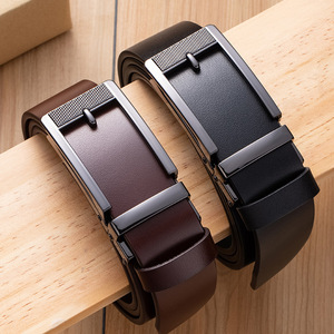 Ceinture en cuir pleine fleur véritable de luxe faite à la main en cuir de vachette de haute qualité pour hommes, service OEM ODM, acier respirant et imperméable, 3,5 cm - Product Image 3