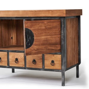 ตู้ครัวอเนกประสงค์ปรับแต่งได้ทันสมัยสำหรับเก็บอาหารผักสำหรับห้องนั่งเล่นบ้านฟาร์มโรงแรม - Product Image 4