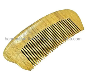 Peigne en bois naturel biodégradable ECO personnalisé en gros, peigne à dents larges en bambou pour usage domestique - Product Image 2