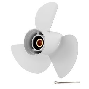 Elica in Alluminio per Fuoribordo Yamaha, 15 Denti Scanalati, 4.25" per Scatola Ingranaggi, 50-130 HP - Product Image 1