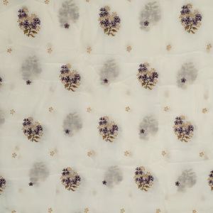 Premium Malty Embroidery Fabric <b>Sequin</b> Embroidered Mesh Lace Fabric for Wedding Bridal Couture and Fashion Apparel - Product Image 5