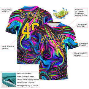 Proveedor de Camisetas de Béisbol Sublimadas Coloridas Unisex, Proveedor de Ropa Deportiva Personalizada, Uniforme OEM, Camisetas Deportivas para Hombre, EE. UU. - Product Image 2