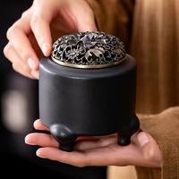Brûleur d'encens électrique traditionnel haute température, capable de brûler à sec jusqu'à 520 degrés, pour usage domestique, en céramique, article décoratif pour salons de thé